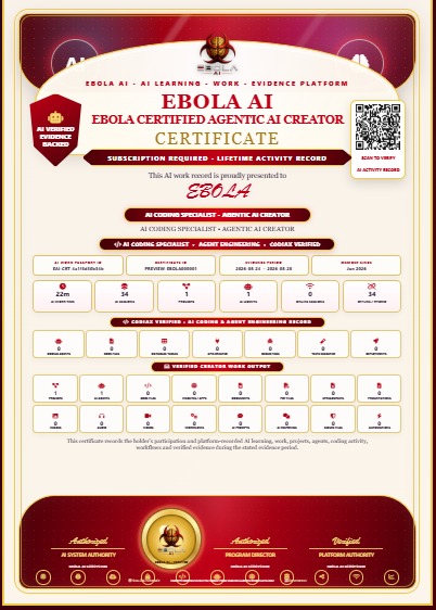 Agentic AI Creator certificate preview