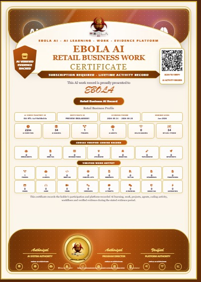 AI Retail certificate preview